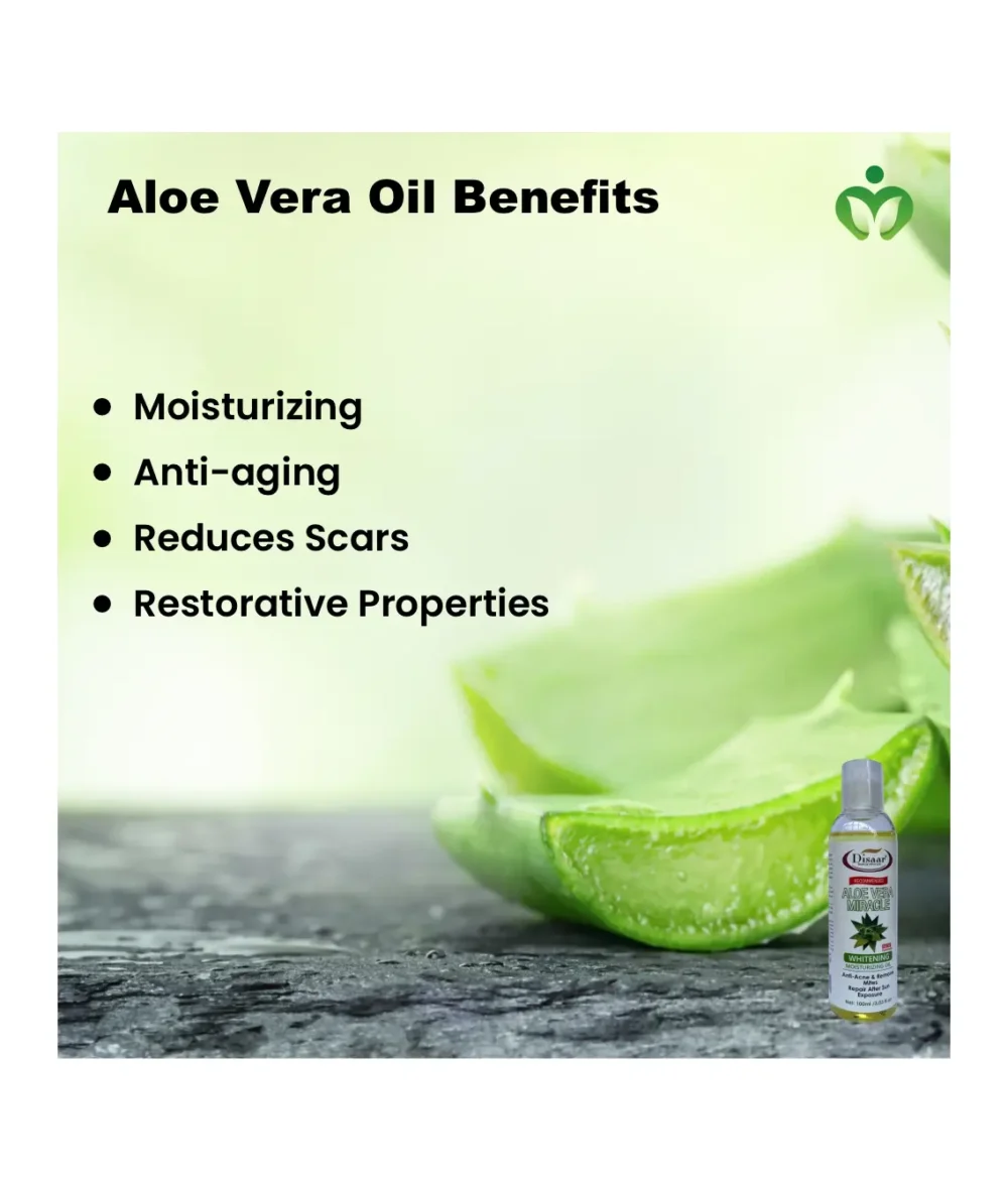 Aloe Vera Miracle Oil, Whitening and Moisturizing Oil 100ml