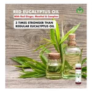 Red Eucalyptus Oil, Blend with Ginger, Menthol and Camphor