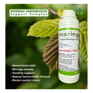 Moringa Hemorrhoids Support Complex - Moringa Hemorrhoids Complex helps soothe swelling, itching, and discomfort. This fast-acting herbal blend supports relief for internal and external hemorrhoid | Piles
