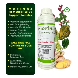 Moringa Hemorrhoids Support Complex - Moringa Hemorrhoids Complex helps soothe swelling, itching, and discomfort. This fast-acting herbal blend supports relief for internal and external hemorrhoid | Piles
