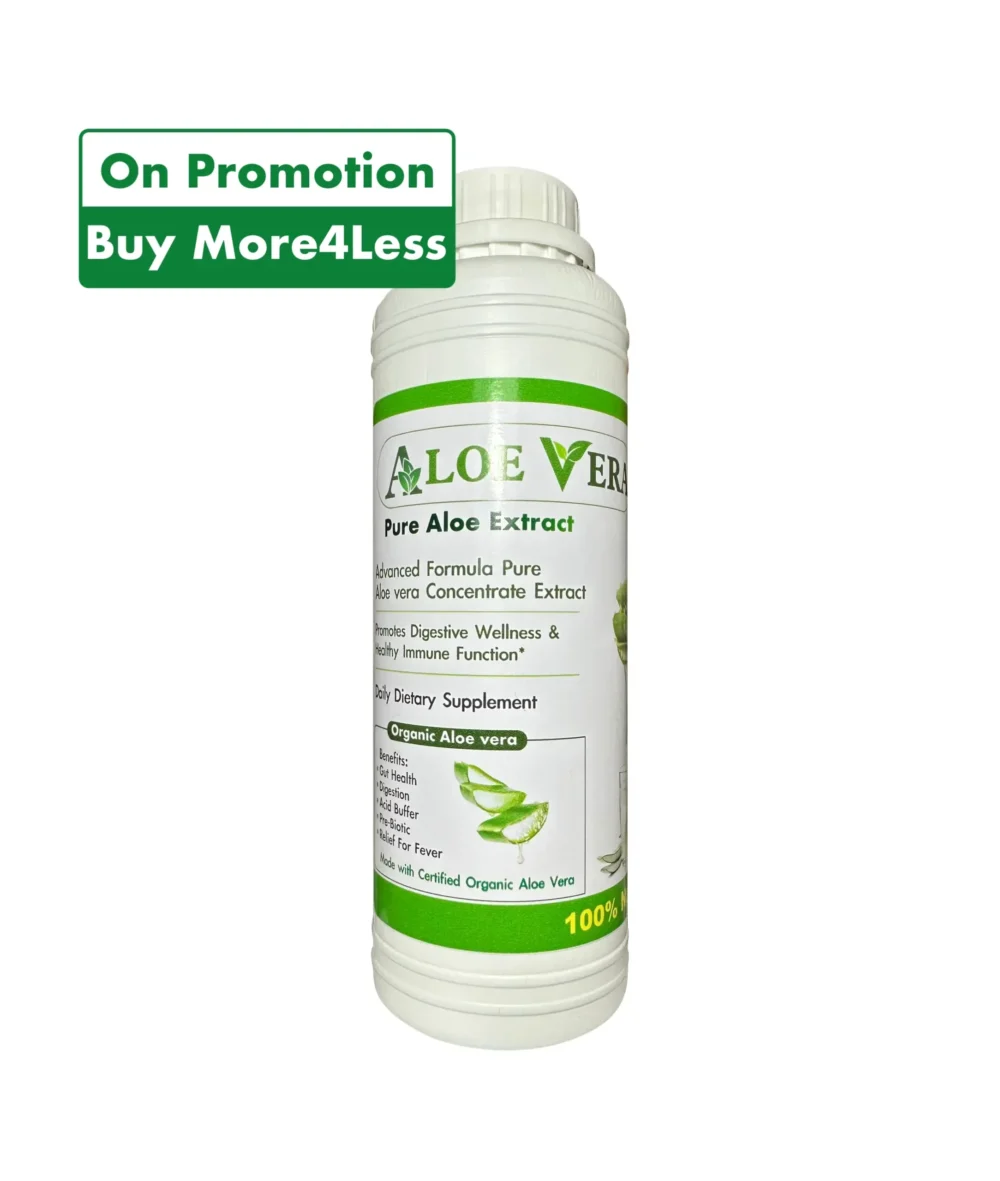 Aloe Vera Herbal Extract | Buy More 4Less - 99.5% Pure Supplement for Digestion, Immunity & Heart Health