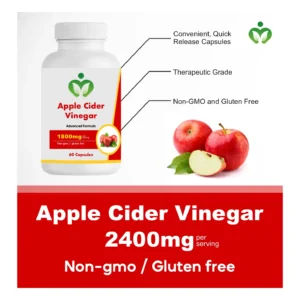 Apple Cider Vinegar Capsules: Extra Strength for Digestion, Metabolism, Weight Management, and Detox