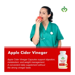 Apple Cider Vinegar Capsules - Digestion, Metabolism and Weight Management Support