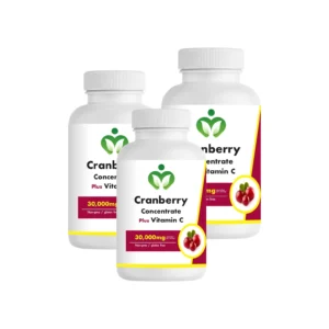 Cranberry Concentrate Plus Vitamin C – Triple Strength Urinary Tract and Immune Support