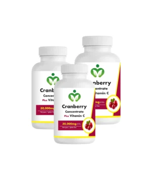 Cranberry Concentrate Plus Vitamin C – Triple Strength Urinary Tract and Immune Support