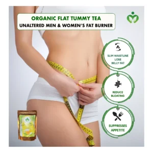 Organic Flat Tummy Tea, Lose Stomach Fat