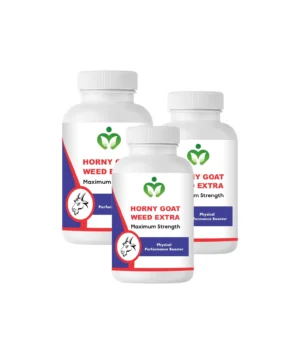 Horny Goat Weed Extra - Strength Libido, Natural Stamina, Drive, Vitality and Energy Support Supplement