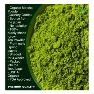 Organic Matcha Powder, Premium Japanese Green Tea