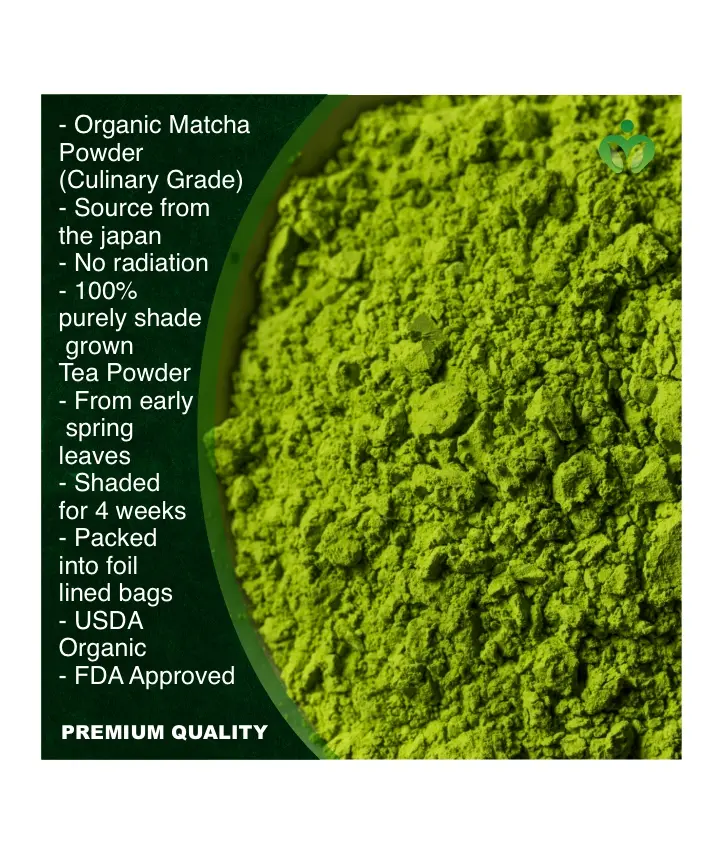 Organic Matcha Powder, Premium Japanese Green Tea