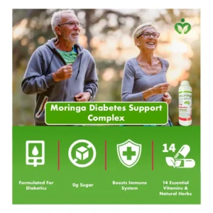 Moringa Diabetes Support Complex, Moringa Diabetes Complex - herbal formula for glucose balance, cardiovascular support, and overall metabolic wellness.