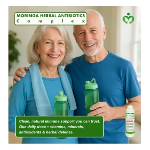 Moringa Herbal Antibiotics Complex - Immune Strengthening, Herbal Defense Formula AND Antibacterial Herbal Blend