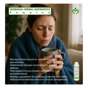 Moringa Herbal Antibiotics Complex - Immune Strengthening, Herbal Defense Formula AND Antibacterial Herbal Blend