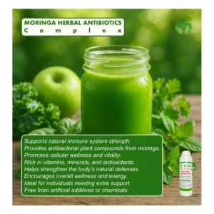 Moringa Herbal Antibiotics Complex - Immune Strengthening, Herbal Defense Formula AND Antibacterial Herbal Blend