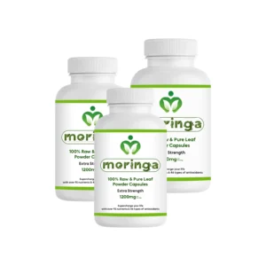 Moringa Leaf Powder Capsules | Organic Moringa Oleifera Superfood for Energy and Immunity