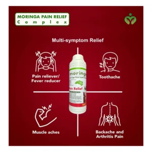 Moringa Pain Relief Complex – Relief for headaches, joints, muscles, and back pain