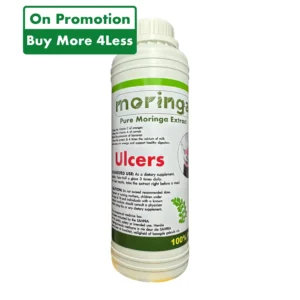 Moringa Ulcer Relief Complex offers natural digestive comfort, supporting acid balance, soothing the stomach, and promoting gentle gut wellness.