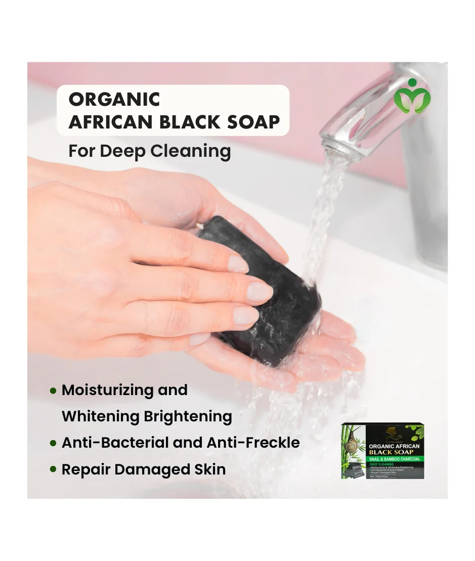 Organic African Black Bar Soap