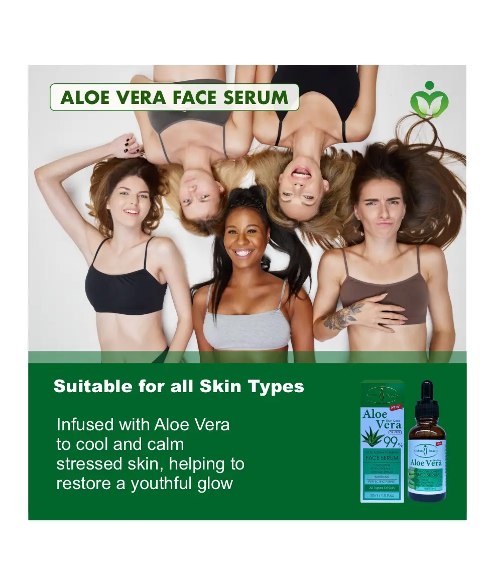 Aloe Vera Face Serum with Collagen and Vitamin E