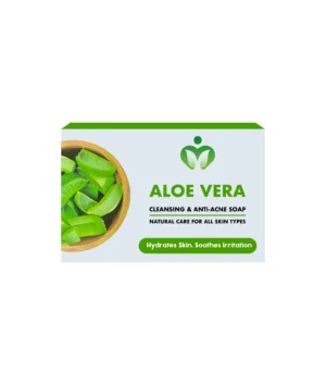 Aloe Vera Cleansing Soap – Natural Moisturizing and Anti-Acne Cleanser for Clear Skin