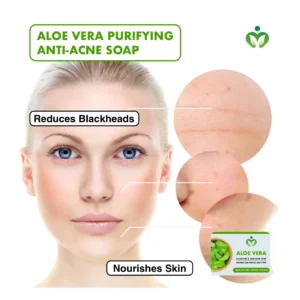 Aloe Vera Cleansing Soap – Natural Moisturizing and Anti-Acne Cleanser for Clear Skin