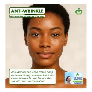 Anti-Wrinkle and Acne Detox Soap - Anti-Aging, Deep Cleansing and Skin Purifying Formula