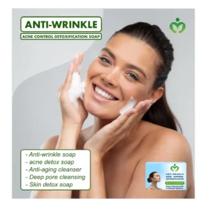 Anti-Wrinkle and Acne Detox Soap - Anti-Aging, Deep Cleansing and Skin Purifying Formula