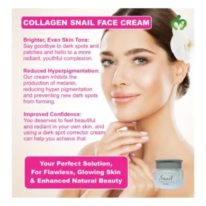 Collagen Deep Cleansing Cream, Snail Brightening Body Cream