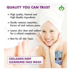 Collagen Facial Cleanser, Snail Face Wash 100ml