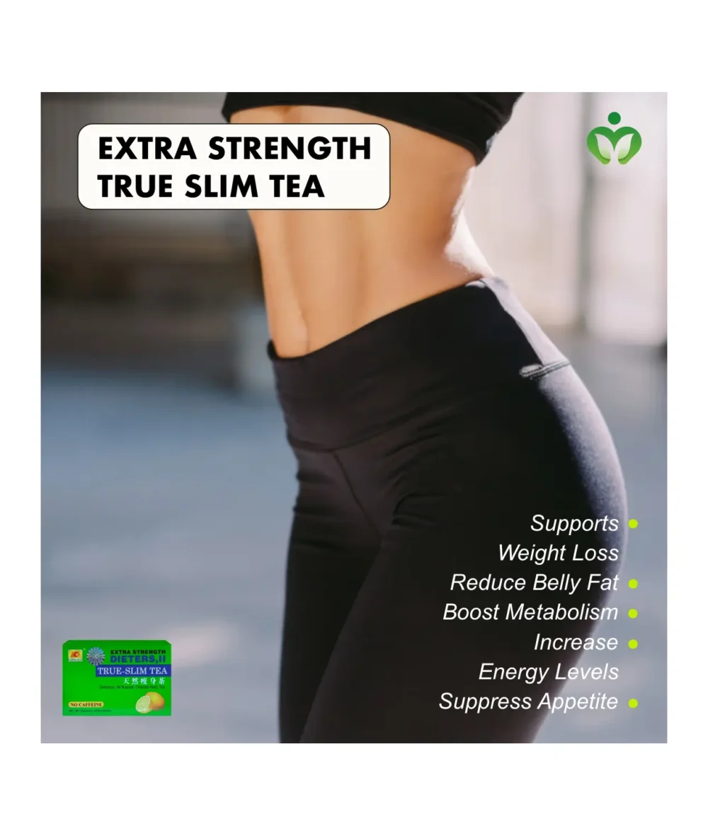 True Slim Tea, Herbal Detox for Weight Management 40g