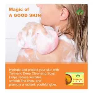 Turmeric Deep Cleansing Soap – Natural Anti-Acne Soap for Clear, Healthy Skin