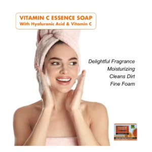 Vitamin C Essence Soap, Moisturizing, Anti-Freckle