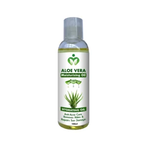 Aloe Vera Moisturizing Oil, Natural Skin Hydration, Hair Care for Radiant Beauty, Soothe Acne, Sun Damage and Even Skin Tone