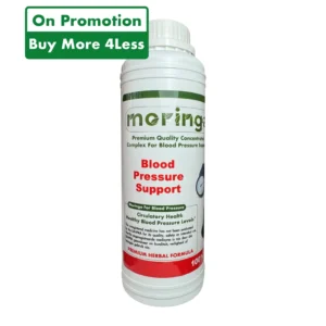Moringa Blood Pressure Support Mixture, Buy More 4Less - Natural Heart, Circulation Wellness Blend and Natural Cardiovascular Wellness Mixture, 500ml