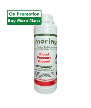 Moringa Blood Pressure Support Mixture, Buy More 4Less - Natural Heart, Circulation Wellness Blend and Natural Cardiovascular Wellness Mixture, 500ml