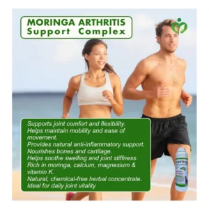Moringa Arthritis Support Complex - Moringa Arthritis Complex, Promotes joint comfort, flexibility, and mobility with natural moringa, minerals, and herbal anti-inflammatory support.