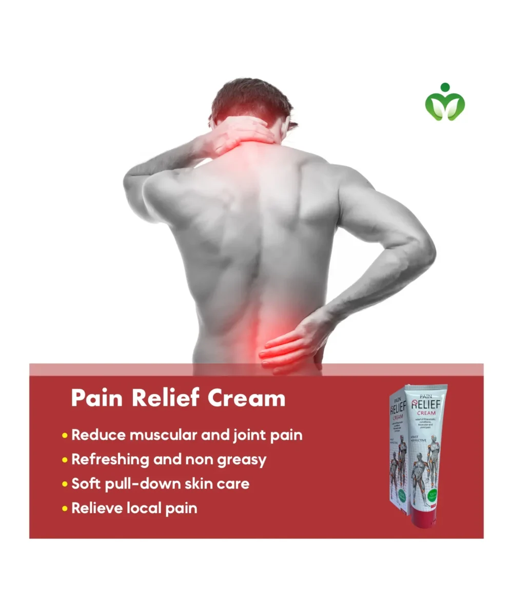 Pain Relief Cream, 100% Natural and Fast-Acting