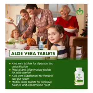 Aloe Vera Tablets - Digestive Health, Detox Support and Joint Comfort