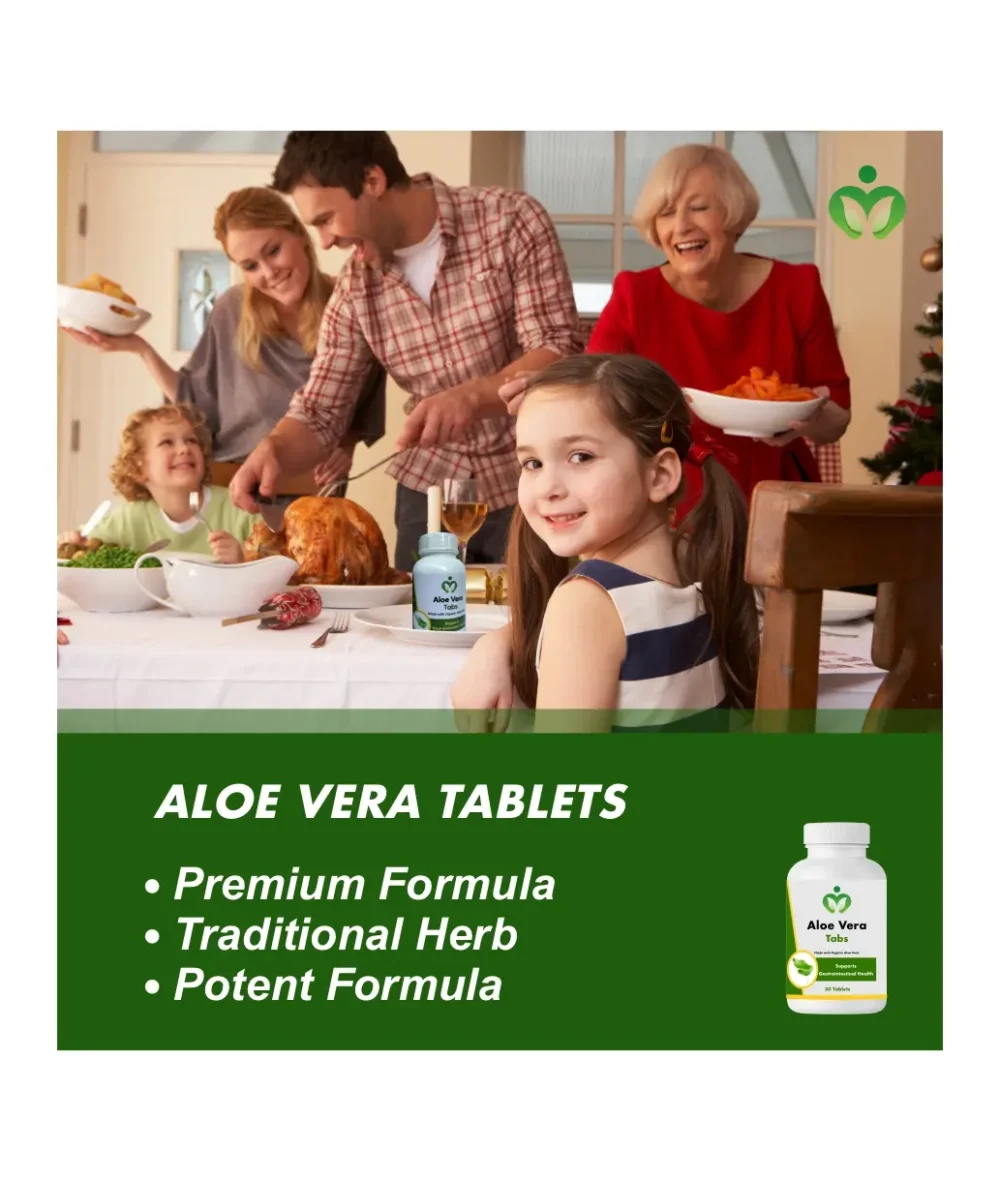 Aloe Vera Tablets, Digestive, Detox and Joint Support