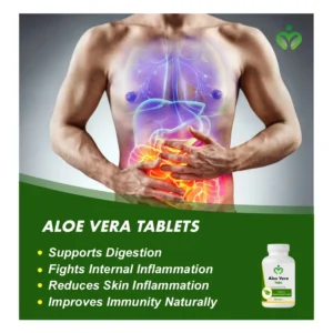 Aloe Vera Tablets, Digestive, Detox and Joint Support