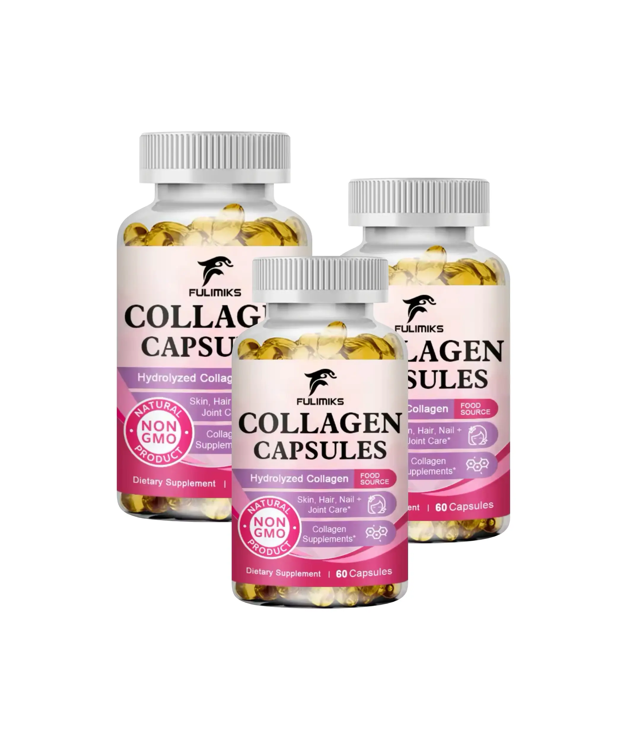 Hydrolyzed Collagen Capsules, Anti-Aging and Joint Support