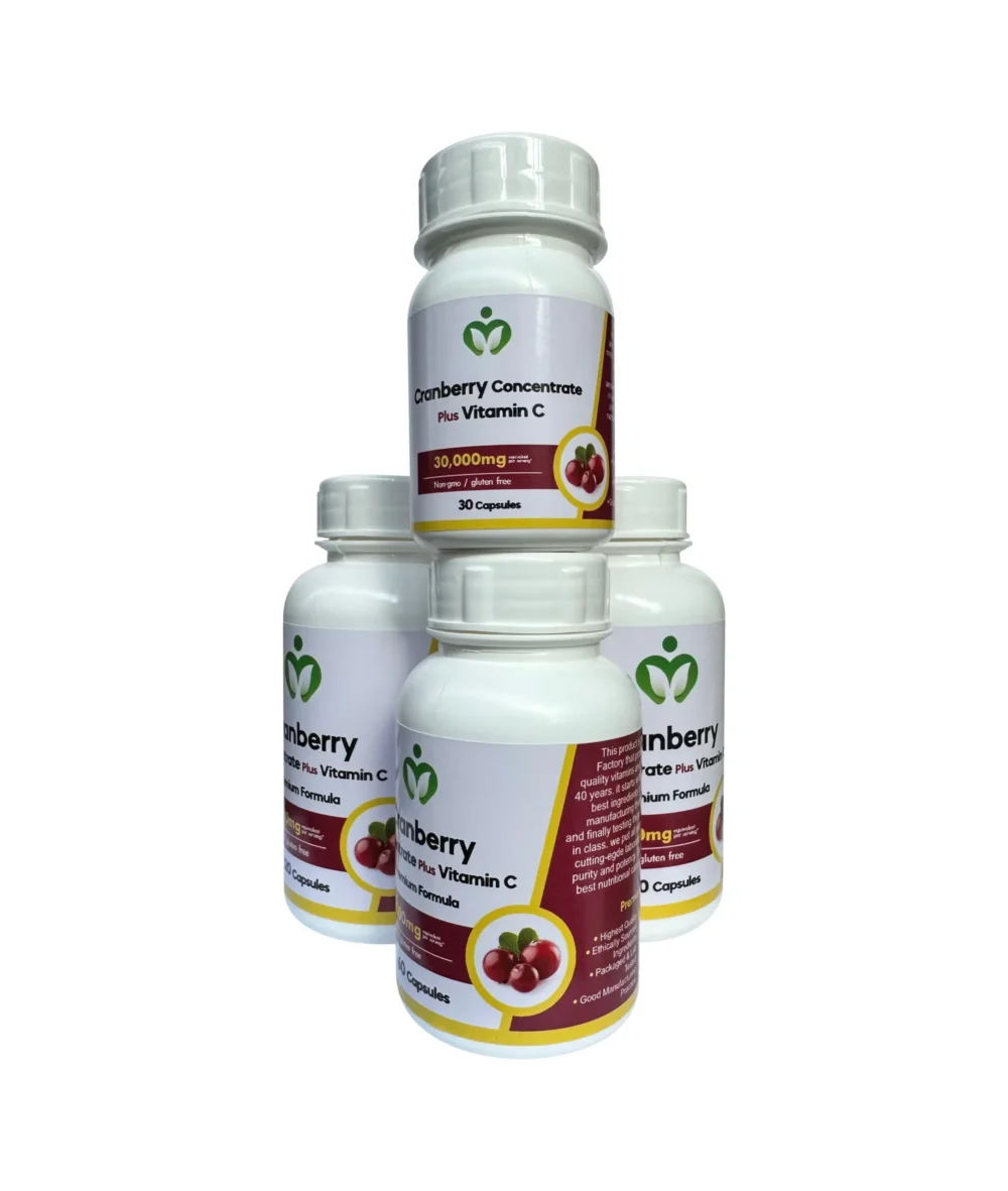 Cranberry Concentrate Plus Vitamin C – Triple Strength Urinary Tract and Immune Support