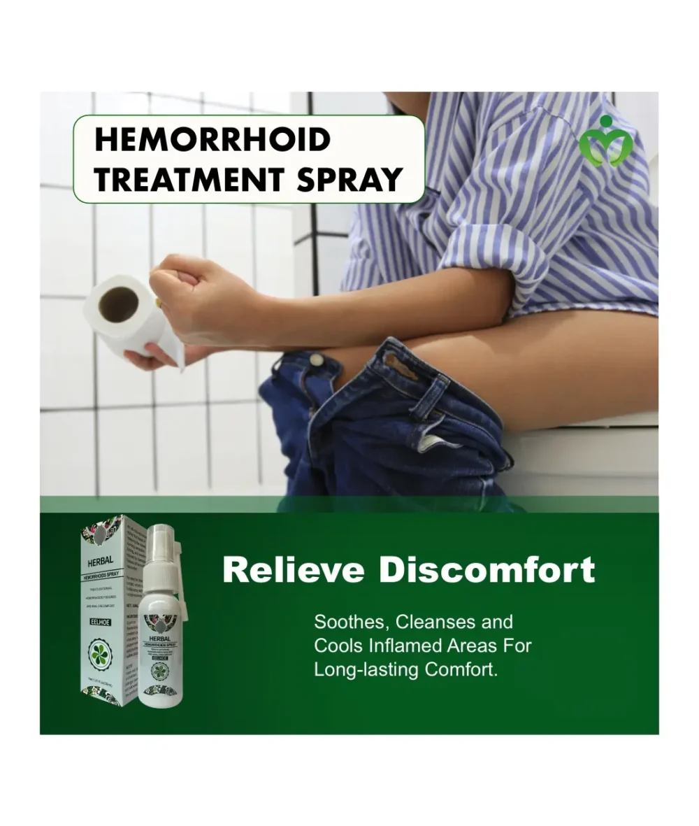 Hemorrhoid Treatment Spray, Fast Relief for Piles - 30ml