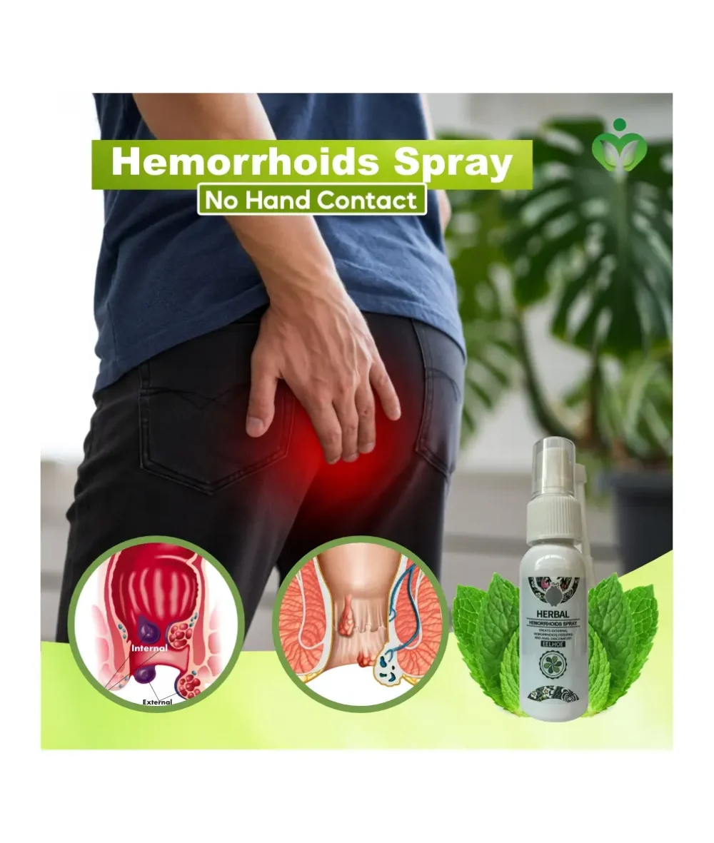 Hemorrhoid Treatment Spray, Fast Relief for Piles - 30ml