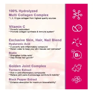 Hydrolyzed Collagen Capsules, Anti-Aging and Joint Support