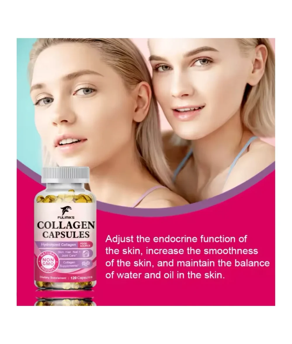 Hydrolyzed Collagen Capsules, Anti-Aging and Joint Support