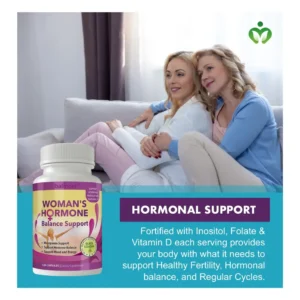 Women's Hormone Balance Support: Comprehensive Menopause and Hormonal Wellness Formula