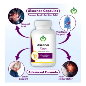 Ulcer Capsules, Omeprazole 20 mg Delayed-Release, Ulcer Support Capsules | Acid Reflux and Heartburn Relief