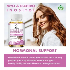 Myo-Inositol and D-Chiro Inositol Blend Capsules