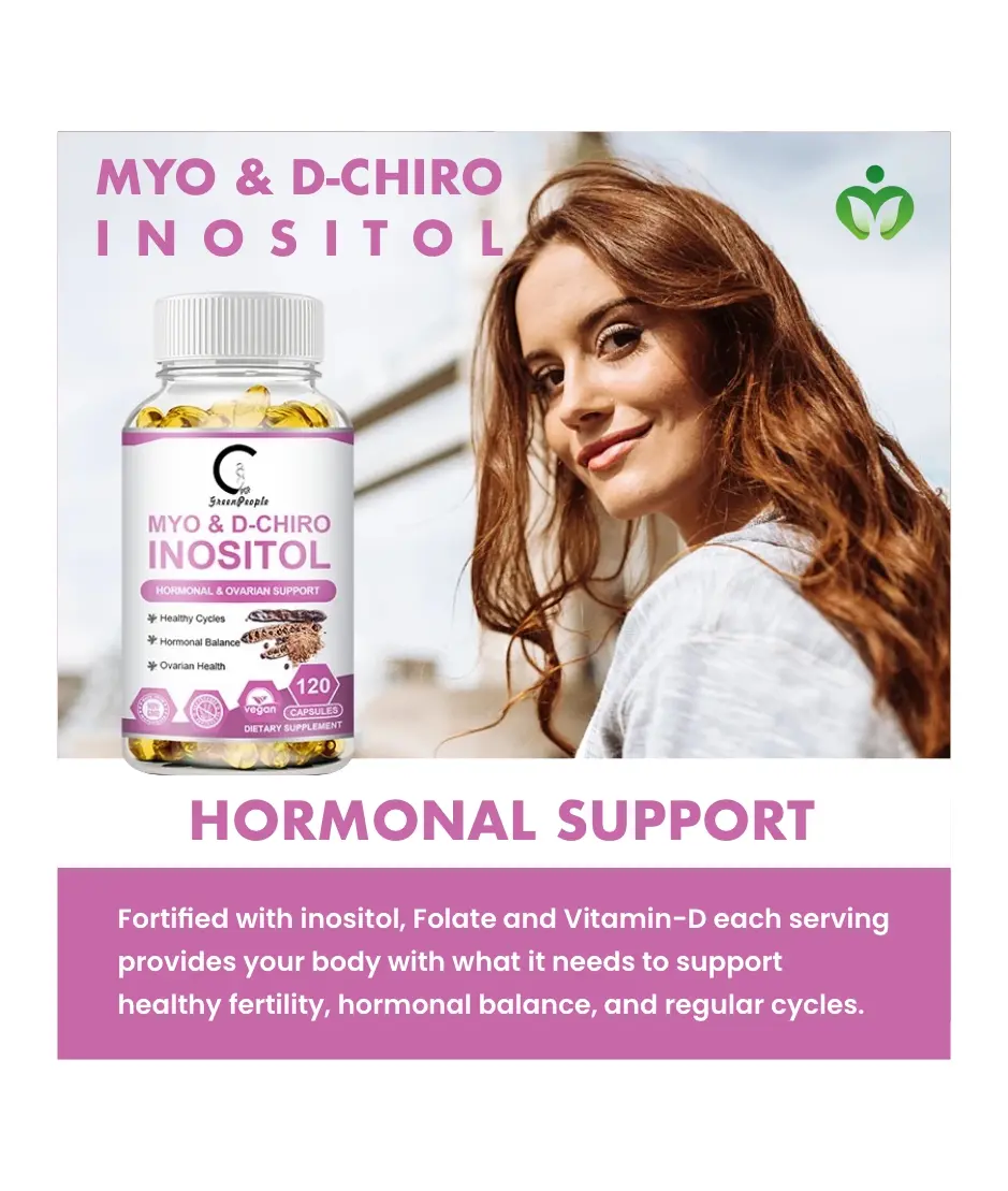 Myo-Inositol and D-Chiro Inositol Blend Capsules