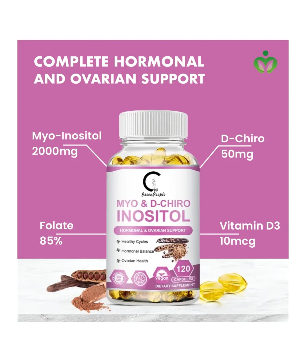 Myo-Inositol and D-Chiro Inositol Blend Capsules